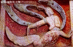 Relief with a celestial fairy (Feitian), Northern Wei, Yungang