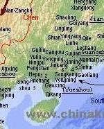 Map Southern Dynasties
