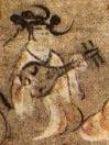 Musician, Wallpainting from a Jin tomb