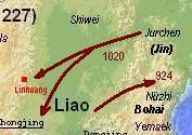 Map Western Xia (Xixia, Tangut)