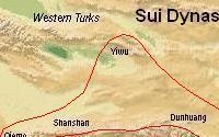 Map Sui Dynasty